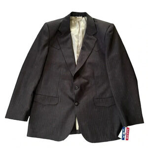Vintage TREGO’S WESTWEAR Brown blazer Jacket NEW Men Size 44 Long